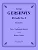 Gershwin - Prelude No. 2 Blue Lullaby for Tuba/ Euphonium Quartet