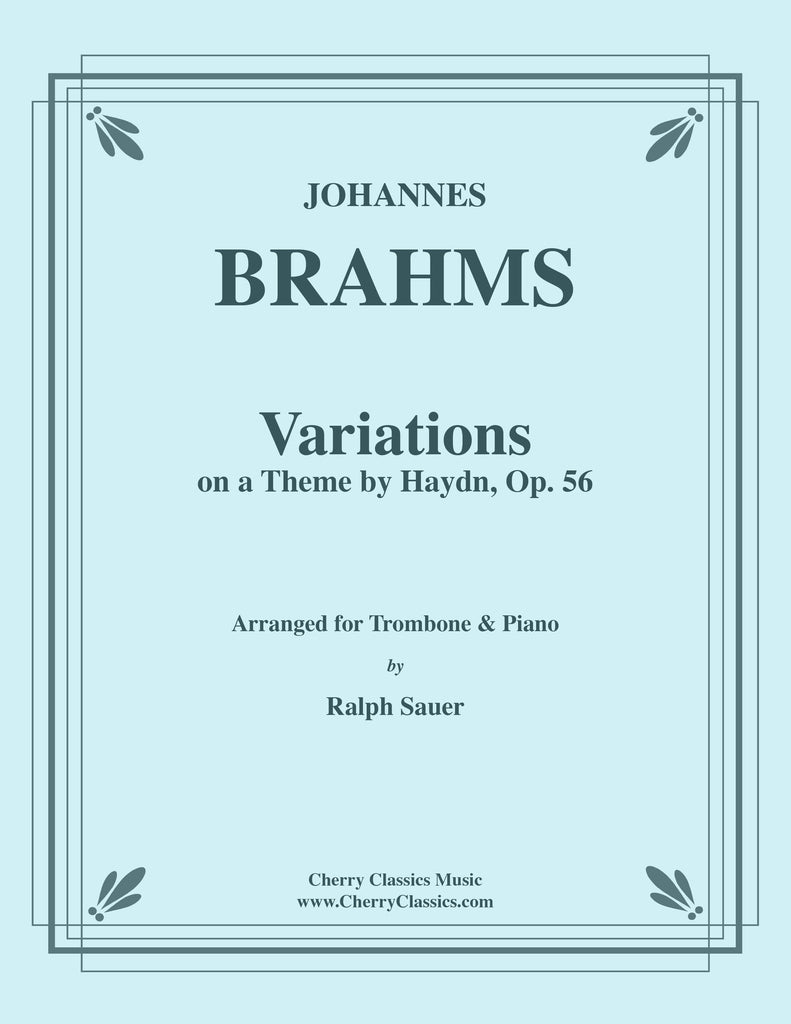 Brahms - Variations on a Theme by Haydn for Trombone & Piano