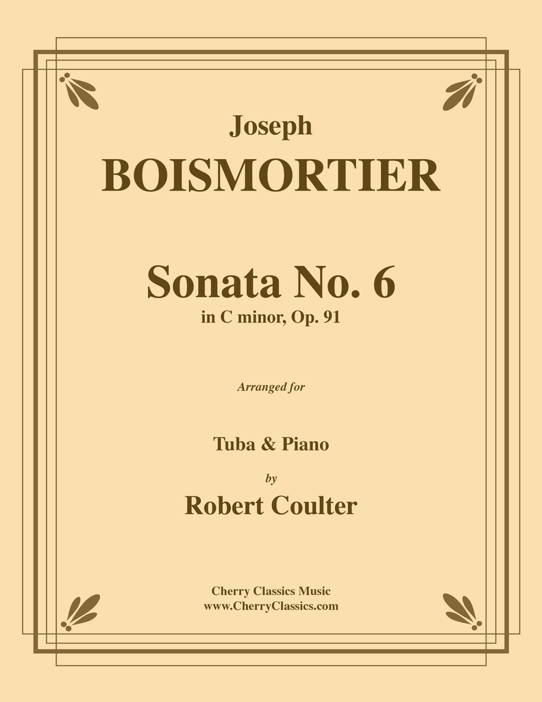 Boismortier - Sonata No. 6 in C minor for Tuba and Piano