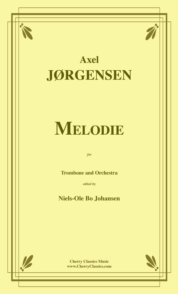 Jorgensen - Melodie for Trombone and Orchestra