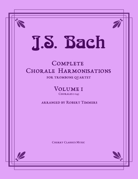 Bach - Chorales for Trombone Quartet - Volume 1 (1-145) – Cherry