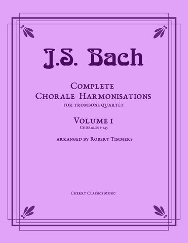 Bach - Art of Fugue, BWV 1080 Volume 1, Fugues 1-5 for Four Part Trombone Ensemble