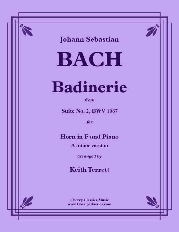 Bach - Badinerie for Horn in F and Piano