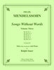 Mendelssohn - Songs Without Words, Volume Three for Tuba or Bass Trombone and Piano