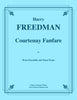 Freedman - Courtenay Fanfare for Brass Ensemble and Tenor Drum
