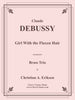 Debussy - Girl With the Flaxen Hair for Brass Trio - Cherry Classics Music